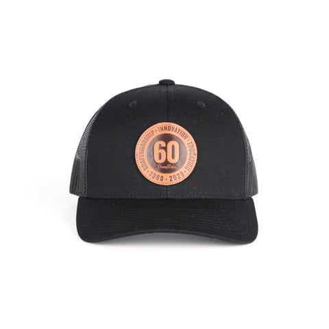 Black 60th Anniversary Snap Hat