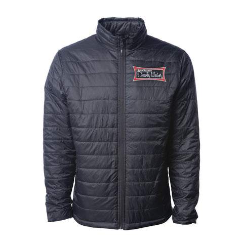 Black Classic Logo Puffy Jacket