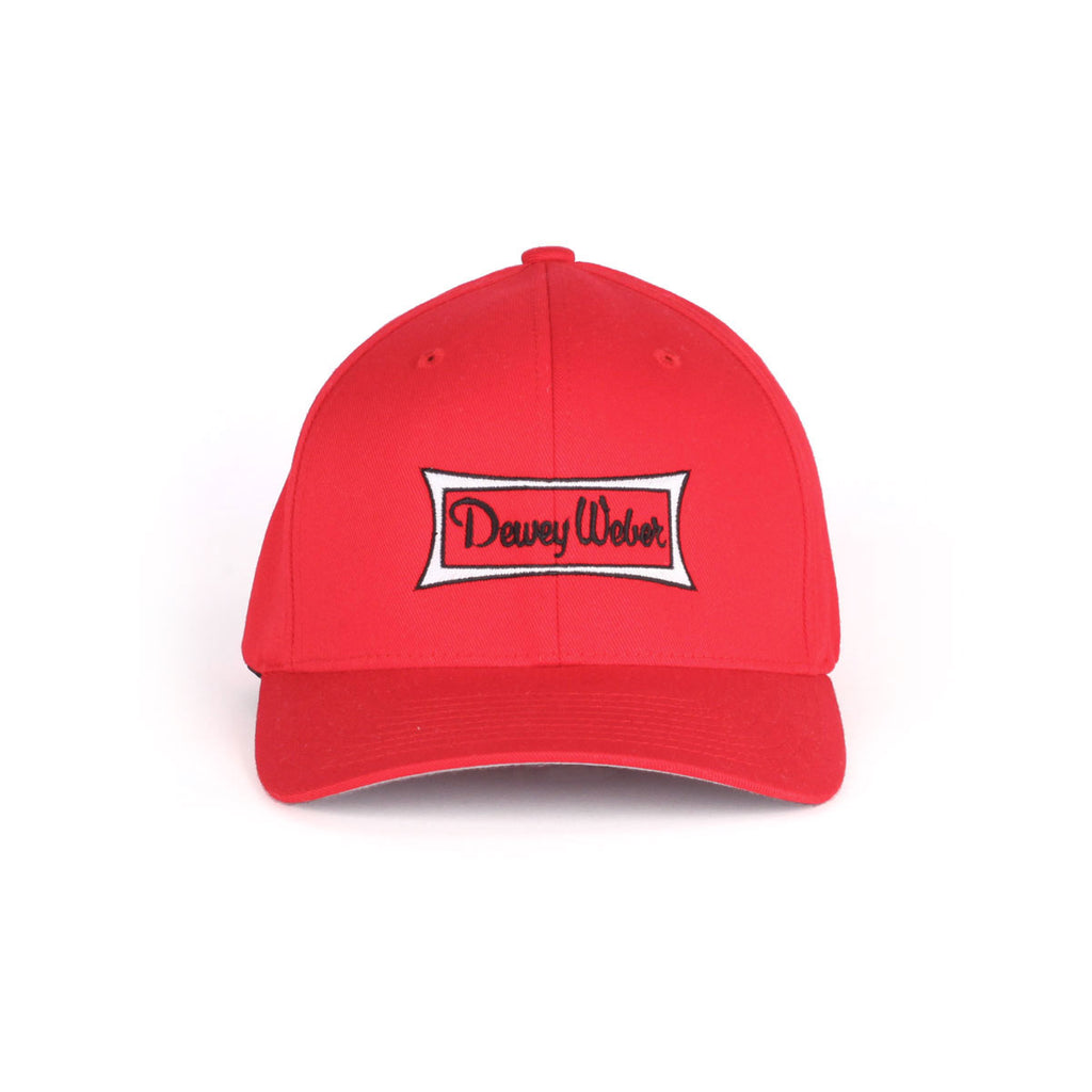 Red Dewey Weber Classic Logo Flex Fit Hat – Dewey Weber Surfboards