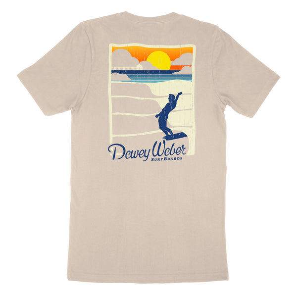 Malibu Sunset T-Shirt – Dewey Weber Surfboards