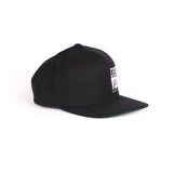 Black Block Snap Hat