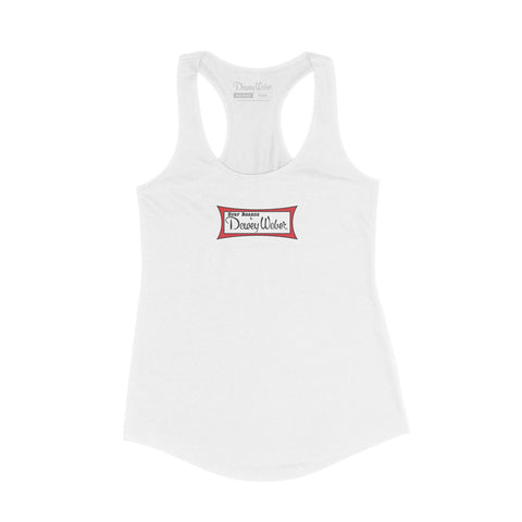 Women's White Classic Logo Tank