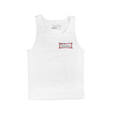 White Classic Logo Tank