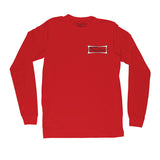 Red Classic Logo Long Sleeve T-Shirt