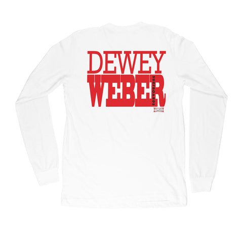 White Block Long Sleeve T-Shirt