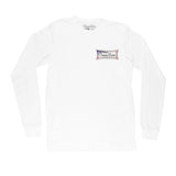 White USA Long Sleeve T-Shirt