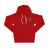 Red Classic Logo Hooded Sweatshirt