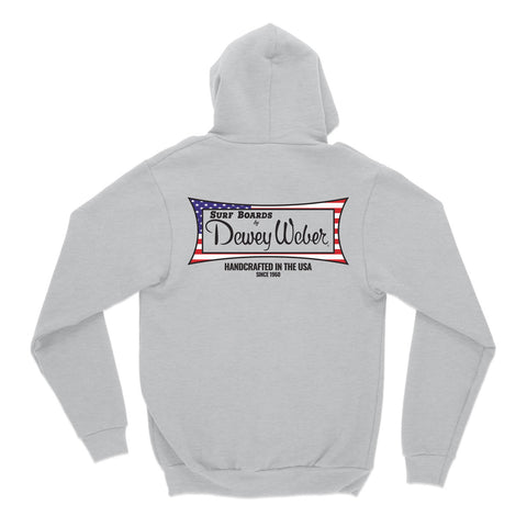 Grey USA Hooded Sweatshirt