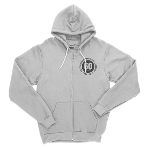 Grey 60th Anniversary Zip Hoodie